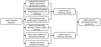 Does rural industrial integration improve agricultural productivity? Implications for sustainable food production